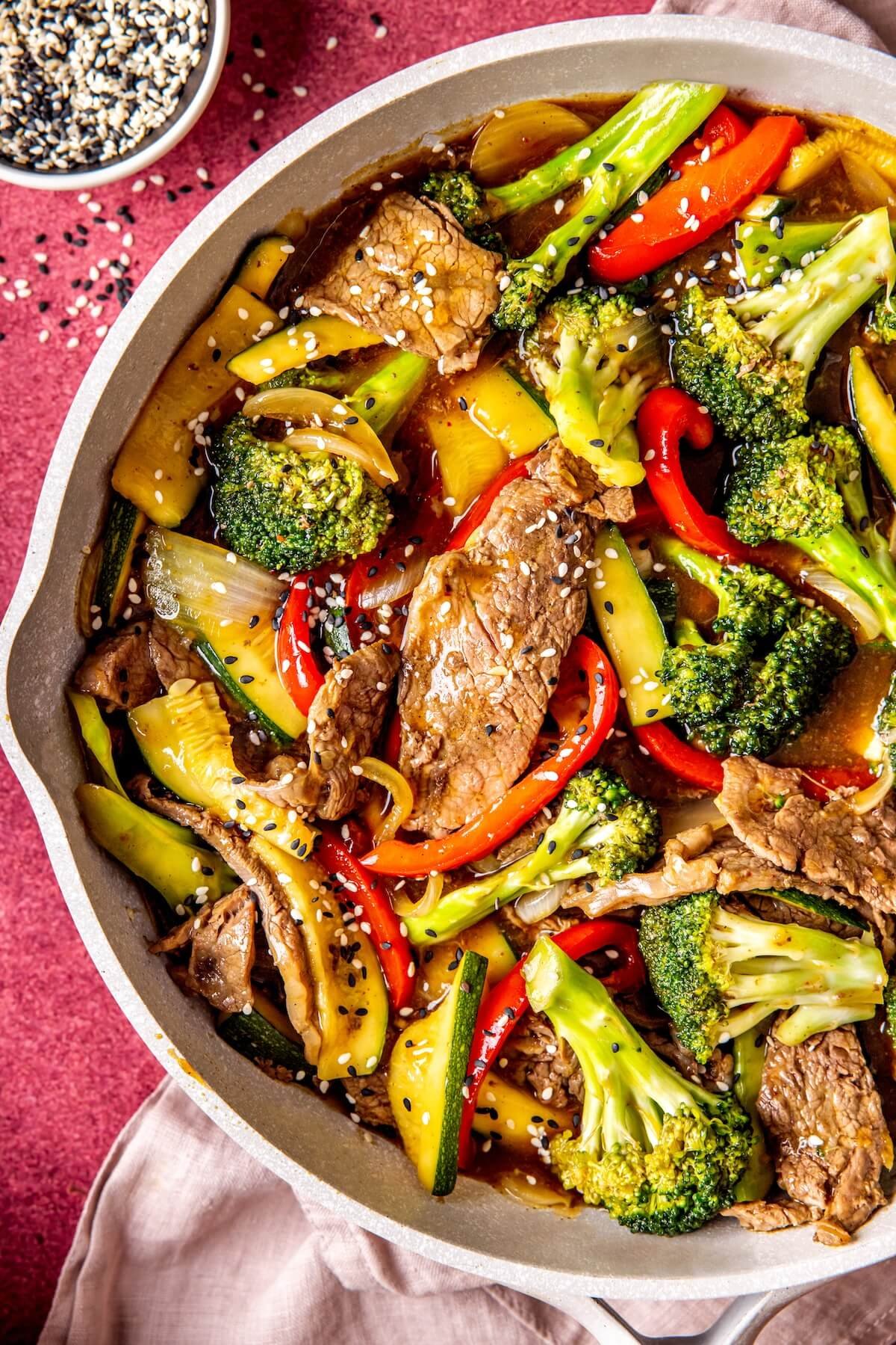 Skirt Steak Stir Fry